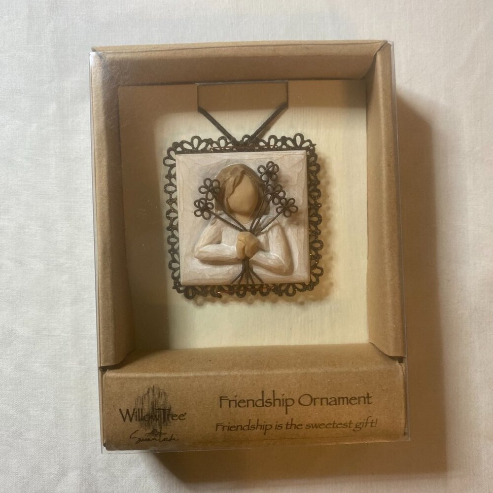 Willow Tree Susan Lordi‎ Bronze Filigree Friendship Ornament Christmas OS - Picture 2 of 10